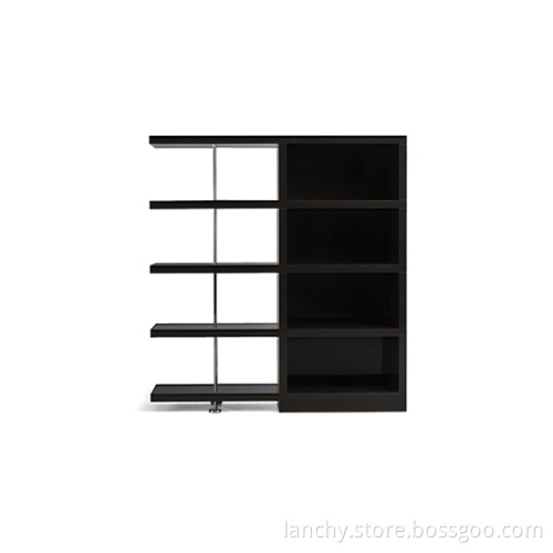 MDF with High Lacquer in Brown Bookshelf (BS-160)